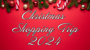 Christmas shopping 2024 Thumbnail for the video recap